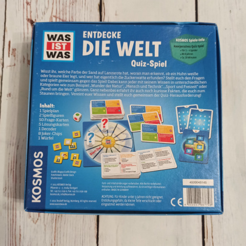 ENTDECKE DIE WELT QUIZ SPIEL - gra quizowa po niemiecku