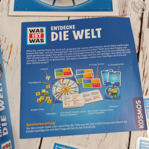 ENTDECKE DIE WELT QUIZ SPIEL - gra quizowa po niemiecku