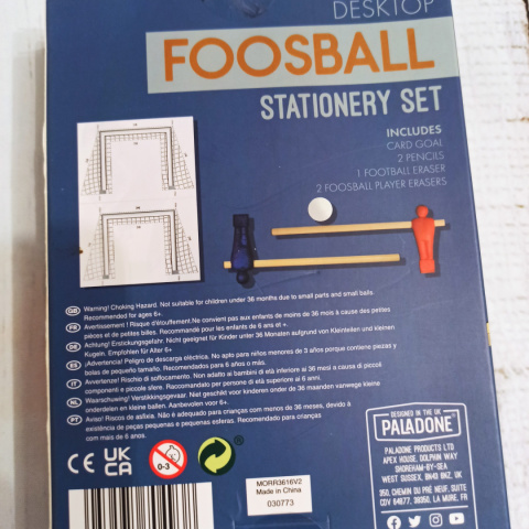 FOOSBALL Stationery Set - zestaw na biurko NOWY