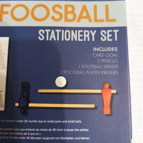 FOOSBALL Stationery Set - zestaw na biurko NOWY