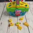 Koszyk zakupowy Peppa Pig z piosenką z filmu - kształty + jedzenie NOWY