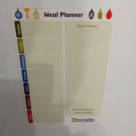 Magnetyczny Suchościeralny Meal Planner