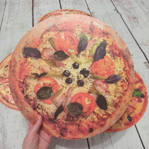 Zestaw 4 mat Pizza XL 38 cm - na zajęcia o pizzy, jedzeniu