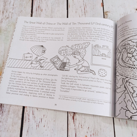 15 WONDERS OF THE WORLD - Colouring And Activity Book NOWA