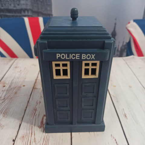 Budka TARDIS Doctor Who - drewniana skarbonka - 20x13 cm