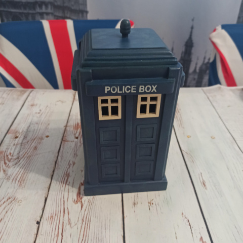 Budka TARDIS Doctor Who - drewniana skarbonka - 20x13 cm