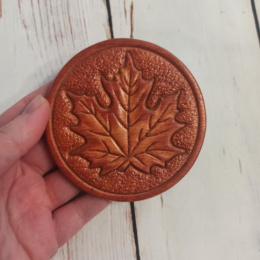 Podkładka/Obrazek - Kanadyjski Liść Klonowy Drewniany