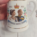 Unikatowy KUBEK the Queen's Silver Jubilee 1952-1977
