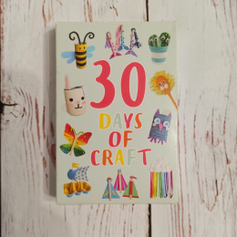 30 DAYS OF CRAFT - 30 kart z pomysłami na prace plastyczne