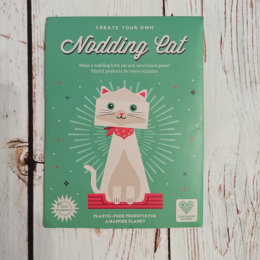 Create Your Own Nodding Cat - papierowa gra węże i drabiny oraz kotek do złożenianowe
