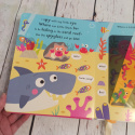 Książka Big Shark Little Shark (Board Book) - Kattie Button NOWA