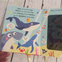 Książka Big Shark Little Shark (Board Book) - Kattie Button NOWA