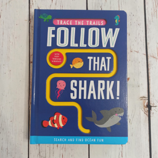 Książka Follow that Shark! - Georgie Taylor NOWA