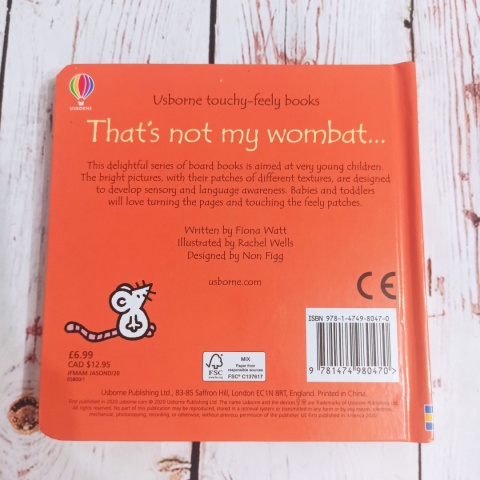 Książka That's Not My WOMBAT USBORNE NOWA