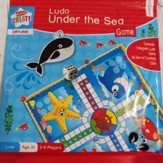 LUDO - Chińczyk - Under The Sea - gra magnetyczna NOWE