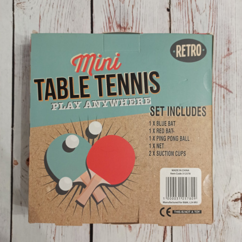 MINI Table Tennis - zestaw do tenisa stołowego Mini NOWY