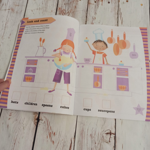 Adding - Activity Book with Stickers - DODAWANIE - nie używana