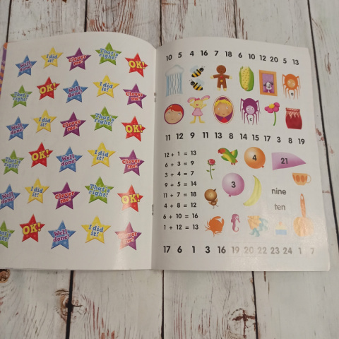 Adding - Activity Book with Stickers - DODAWANIE - nie używana