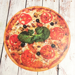 Plastikowa mata Pizza XL 38 cm BAZYLIA - na zajęcia o pizzy, jedzeniu