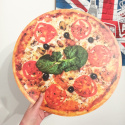 Plastikowa mata Pizza XL 38 cm BAZYLIA - na zajęcia o pizzy, jedzeniu