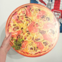 Plastikowa mata Pizza XL 38 cm PAPRYKA - na zajęcia o pizzy, jedzeniu