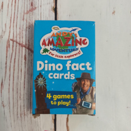 Dino Fact Cards - karty z dinozaurami 4 gry w jednym