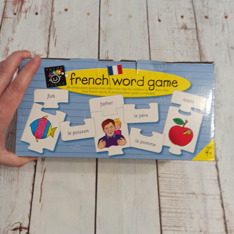 French Word Game - francusko-angielskie karty ze słówkami i obrazkami