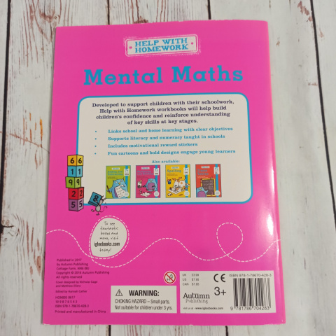 MENTAL MATHS - Activity Book - w środku NOWA, brakuje dwóch reward stickers