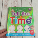 TELL THE TIME - WIPE CLEAN LEARNING - nauka godzin z suchościeralnym markerem