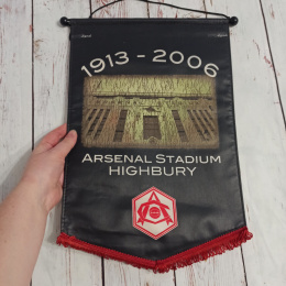 Proporzec dawnego stadionu klubu piłkarskiego Arsenal FC Highbury Stadium