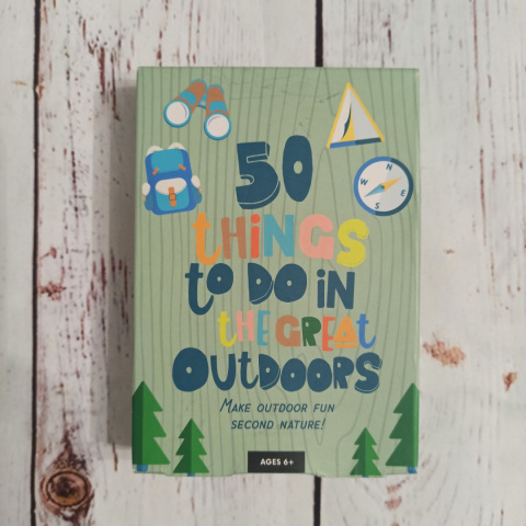 50 things to do in the great outdoors - pomysły na aktywności, gry, zabawy