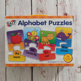 ALPHABET PUZZLES - kolorowe układanki z alfabetem