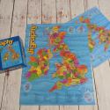 Jigraphy - United Kingdom and Irealand - puzzle 100 elementów 40x50cm