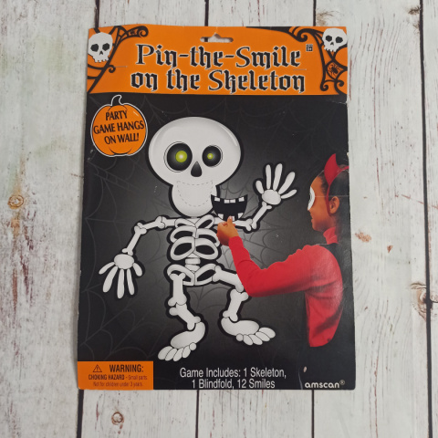 Pin the Smile on the Skeleton NOWY