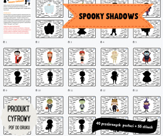 Zestaw 12 - Spooky Shadows wersja angielska w pliku PDF