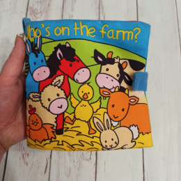 Who's on the farm - sensoryczna książeczka