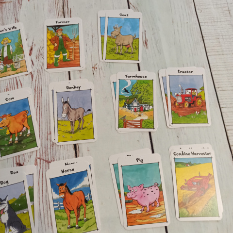 FARMYARD DONKEY - card game Piotruś