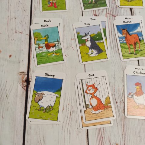 FARMYARD DONKEY - card game Piotruś