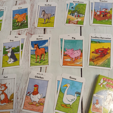 FARMYARD DONKEY - card game Piotruś