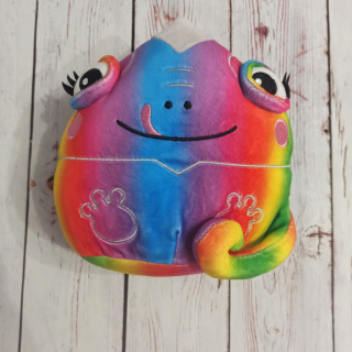 Pluszowy Kolorowy Kameleon squishy - idealny na zajecia do bajki The Mixed Up Chameleon