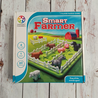 SMART FARMER Smart Games - gra logiczna ze zwierzętami z farmy