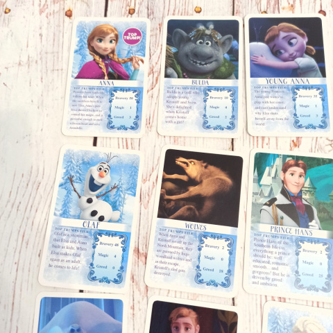 TOP TRUMPS FROZEN Kraina Lodu po angielsku - Who's the most magical?