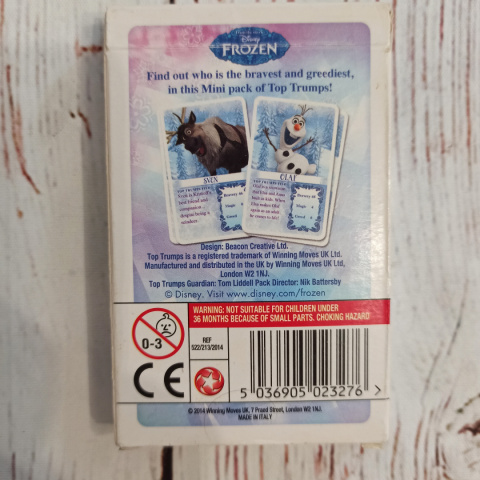 TOP TRUMPS FROZEN Kraina Lodu po angielsku - Who's the most magical?