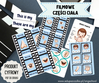 Zestaw Filmowe Części Ciała BODY PARTS wersja angielska PDF