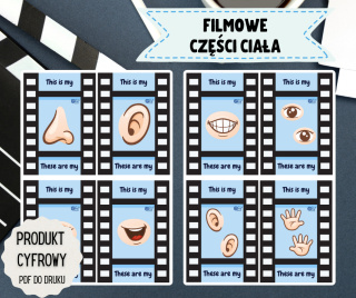 Zestaw Filmowe Części Ciała BODY PARTS wersja angielska PDF