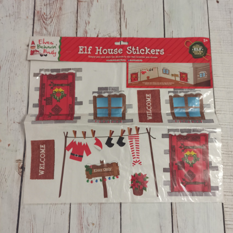 Elf House Stickers - naklejki na ścianę z domkiem elfa