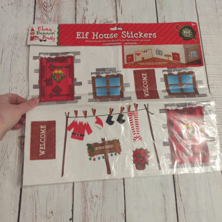 Elf House Stickers - naklejki na ścianę z domkiem elfa