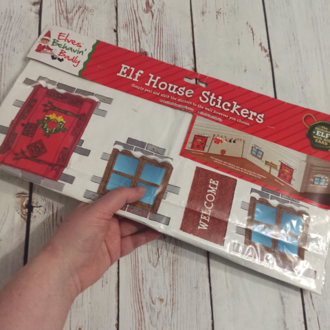 Elf House Stickers - naklejki na ścianę z domkiem elfa