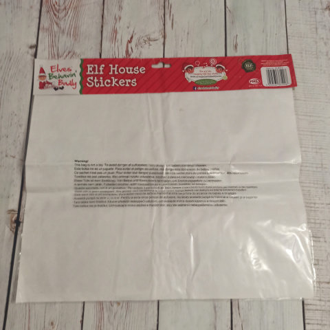 Elf House Stickers - naklejki na ścianę z domkiem elfa