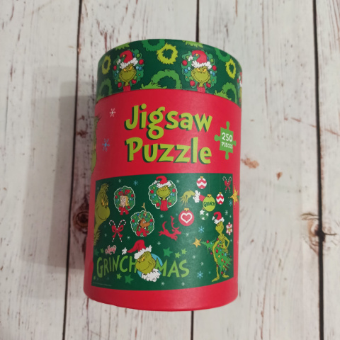 Grinch Jigsaw Puzzle - 250 elementów - 45x28 cm NOWE